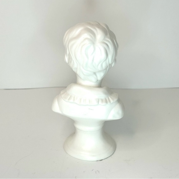 Vintage Boy Ceramic Bust Classic White - Picture 10 of 10